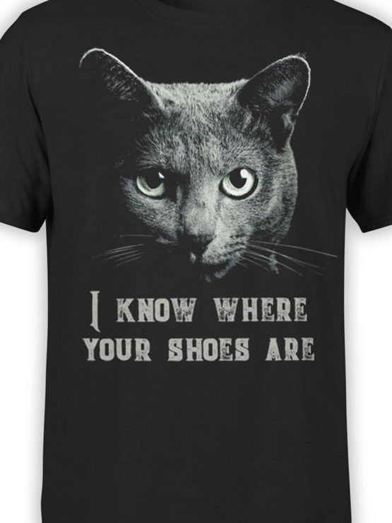 0026 Cat Shirts Threat Front Color