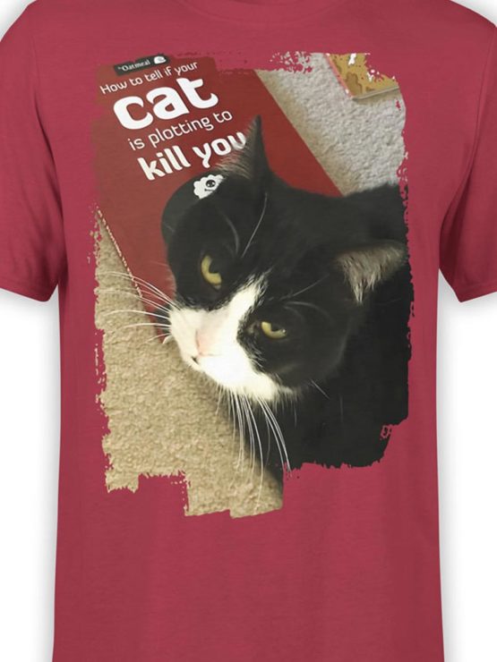0157 Cat Shirts Killer Front Color