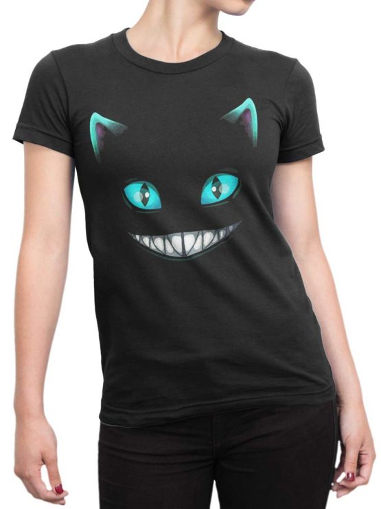0165 Cat Shirts Smile Front Woman