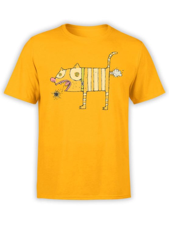0199 Cats Shirts Love Cats Front Gold