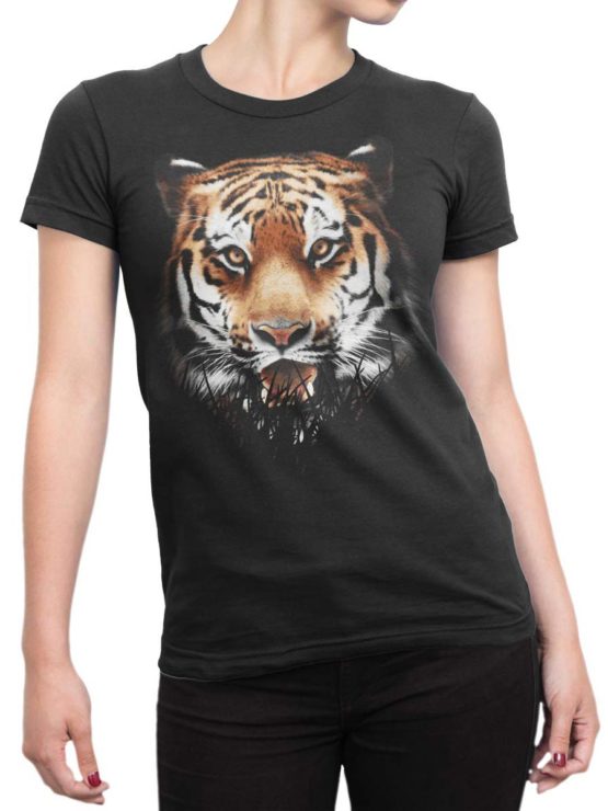 0302 Tiger T Shirt Ambush Front Woman