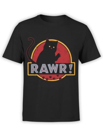 0485 Cat Shirts Rawr Front