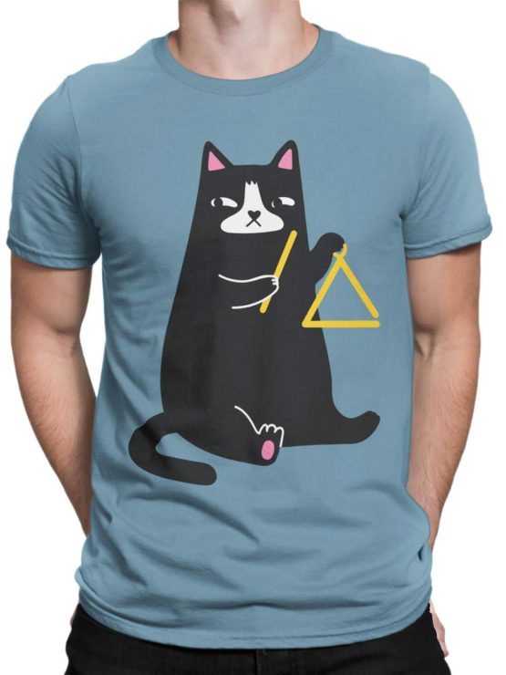 0588 Cat Shirts Triangle Front Man
