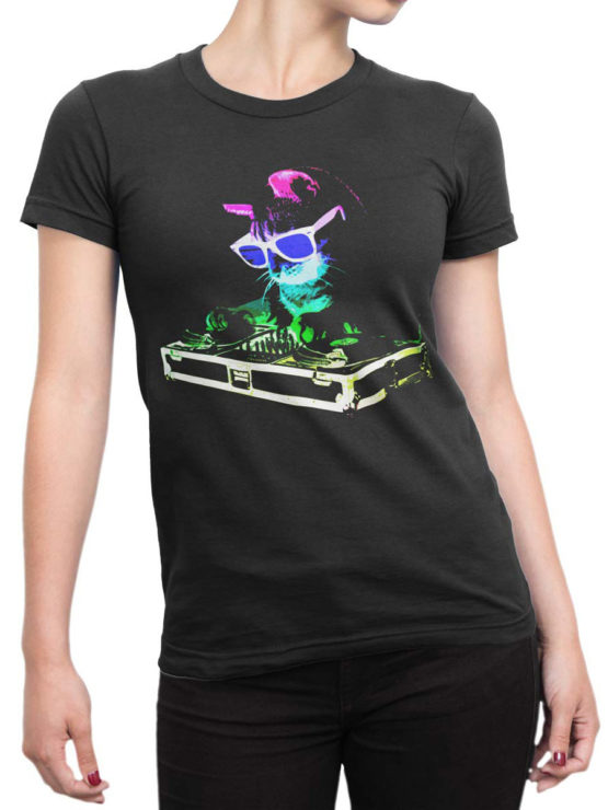 0919 Cat Shirt DJ Catto Front Woman