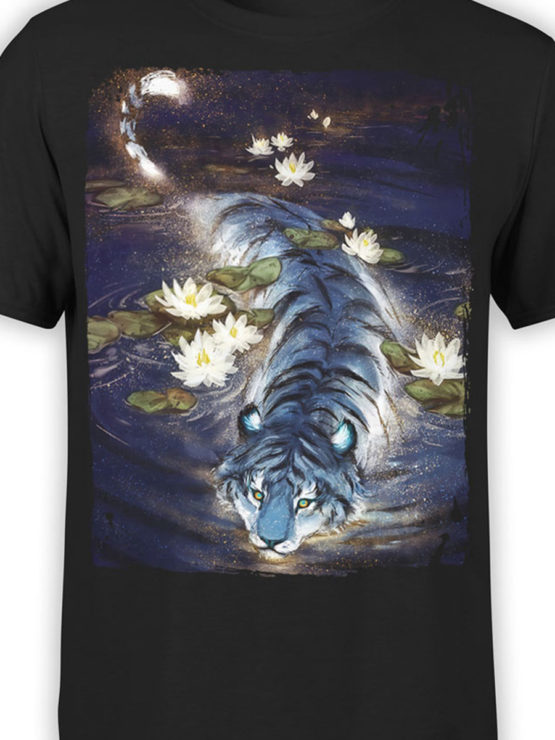 0943 Cool T Shirt Tiger Front Color