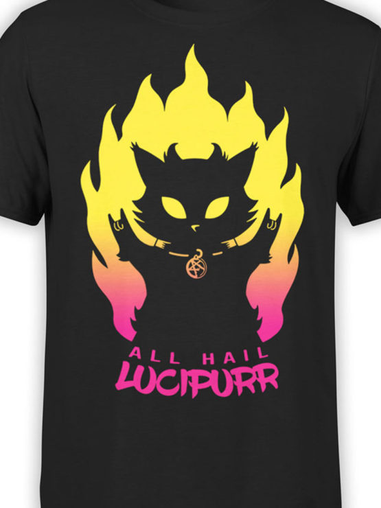 0968 Cat Shirts Lucipurr Front Color